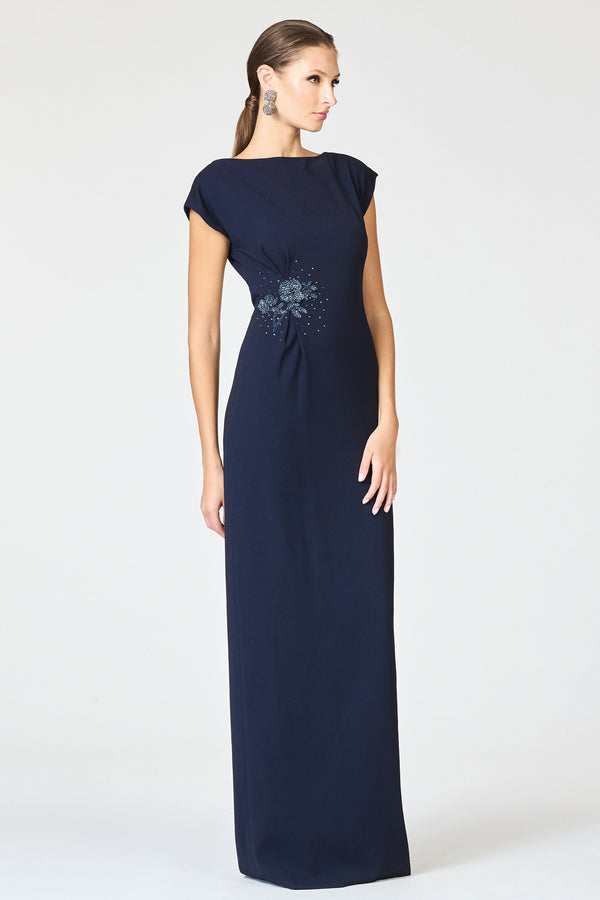 sachin & babi EMBELLISHED KELLY GOWN - MIDNIGHT