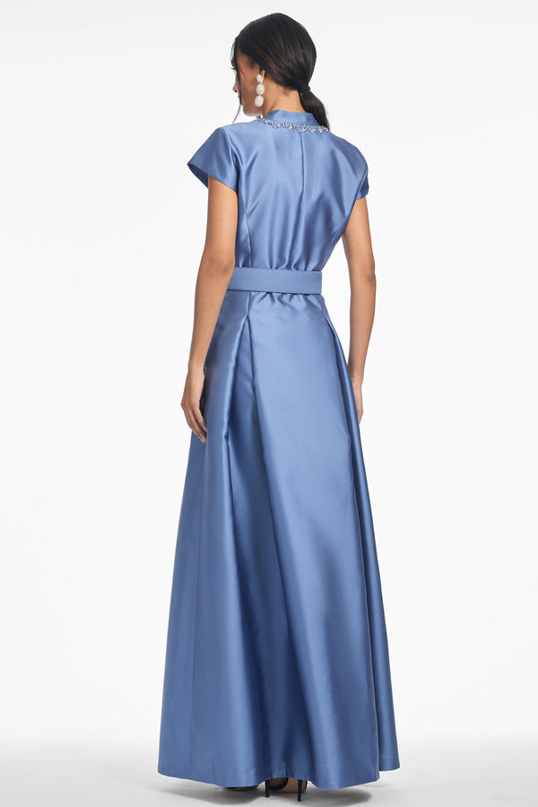 Sachin & Babi EMBELLISHED MARTA GOWN - TWILIGHT