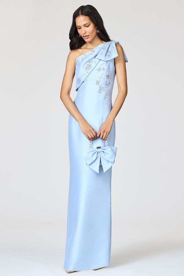 Sachin & Babi EMBELLISHED OLIVIA GOWN - GLACIAL BLUE