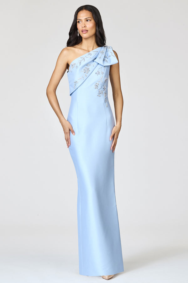 Sachin & Babi EMBELLISHED OLIVIA GOWN - GLACIAL BLUE