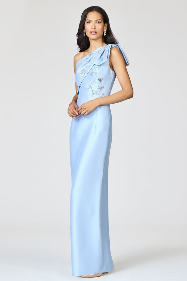 Sachin & Babi EMBELLISHED OLIVIA GOWN - GLACIAL BLUE