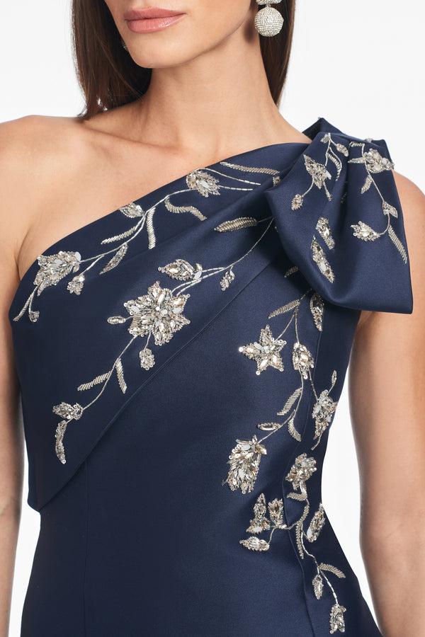 Sachin & Babi EMBELLISHED OLIVIA GOWN - NIGHT SKY