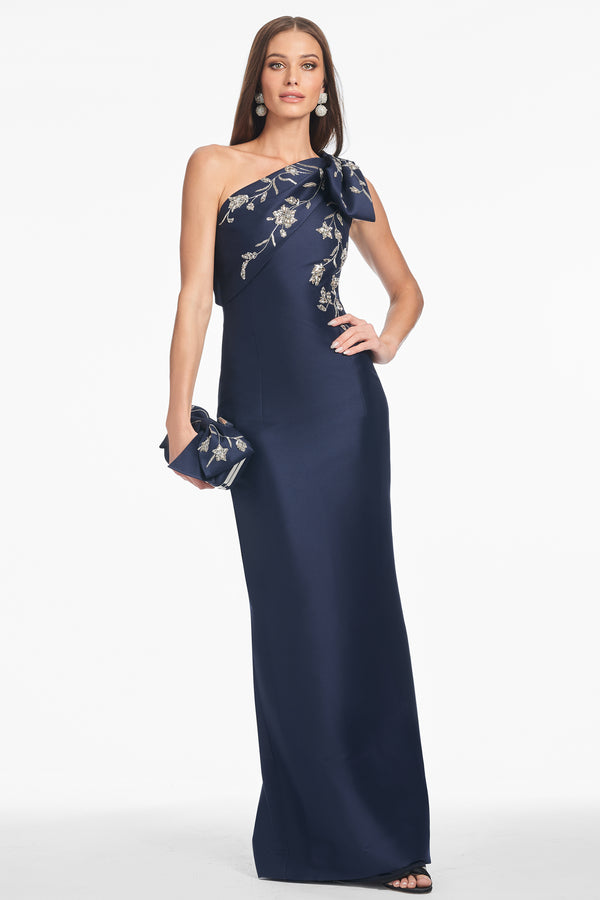 Sachin & Babi EMBELLISHED OLIVIA GOWN - NIGHT SKY