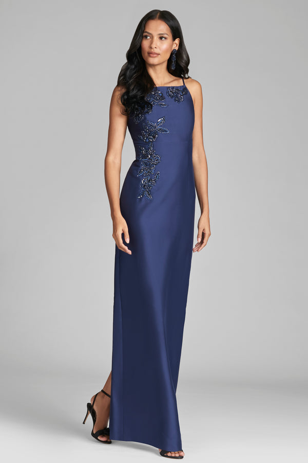 sachin & babi Embellished Pryce Gown - Night Sky