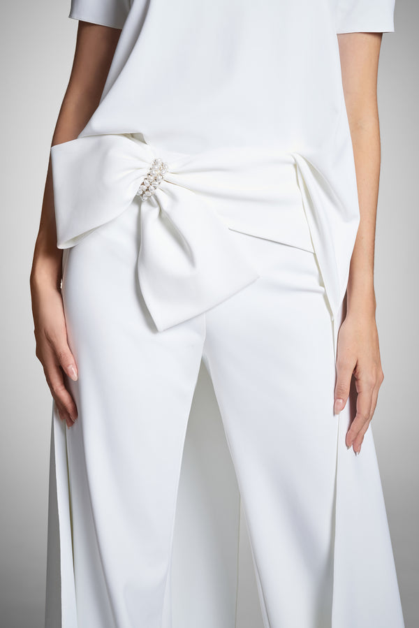 Sachin & Babi Embellished Whitley Pant - Ivory