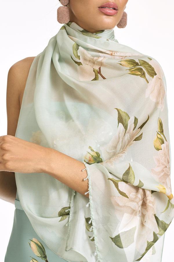 sachin & babi EMMY SCARF - CELADON SOIREE