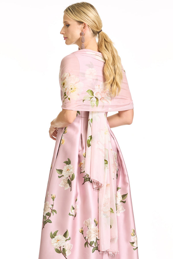 Sachin & Babi EMMY SCARF - ROSE QUARTZ BOUQUET