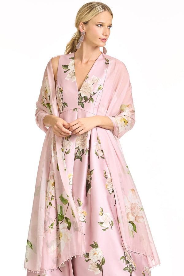 sachin & babi EMMY SCARF - ROSE QUARTZ BOUQUET