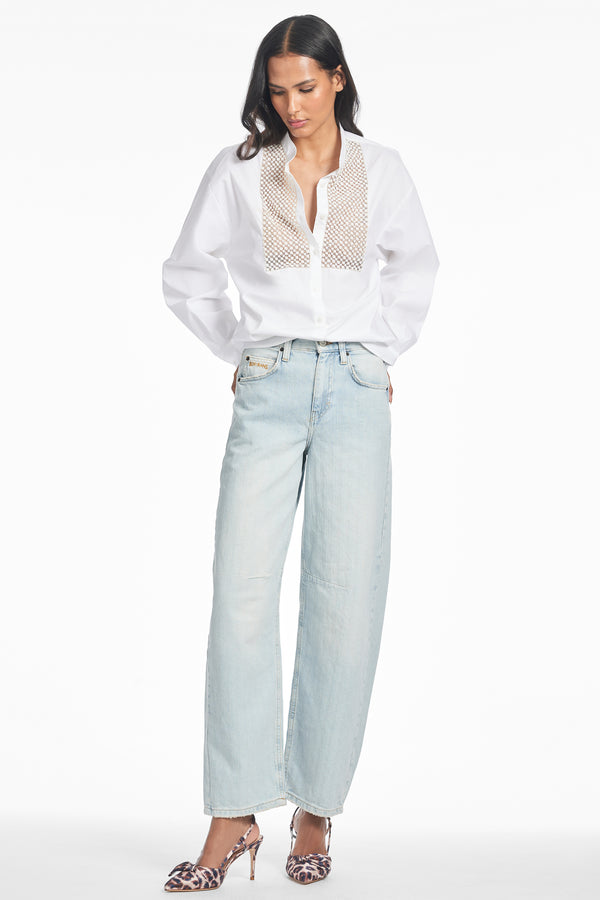 sachin & babi EMORY TOP - WHITE