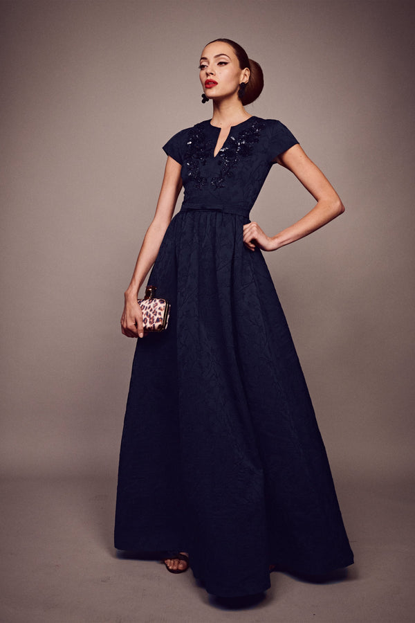 Sachin & Babi Estelle Gown - Poseidon