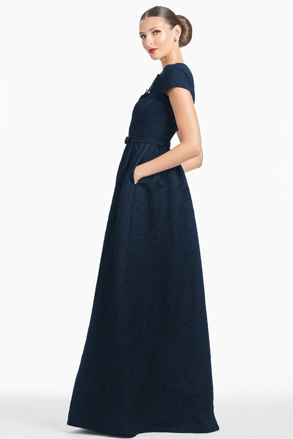 Sachin & Babi Estelle Gown - Poseidon