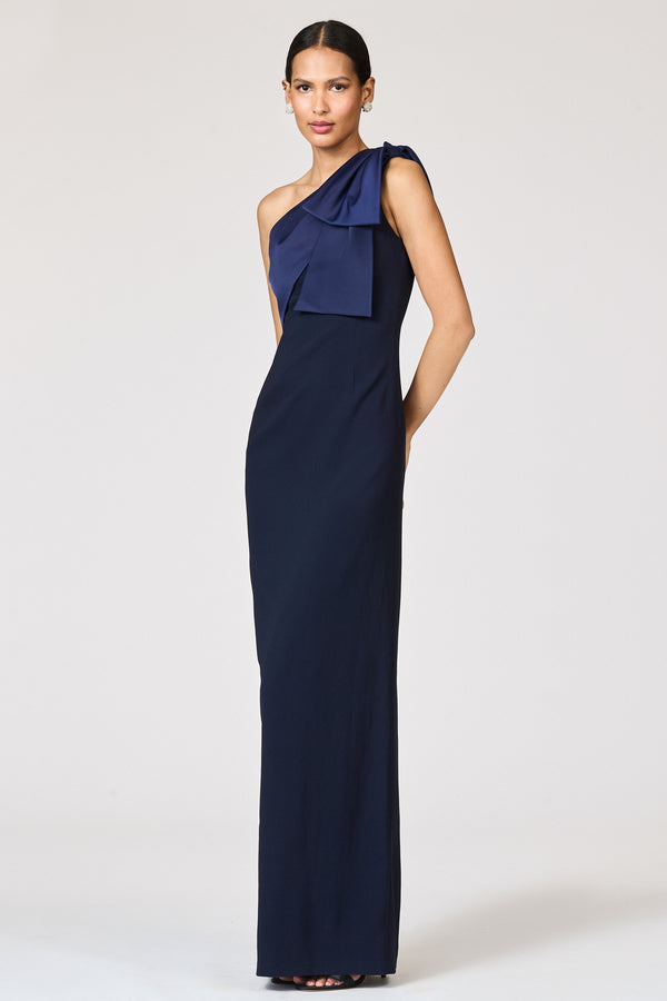 Sachin & Babi ESTRELLA GOWN - MIDNIGHT