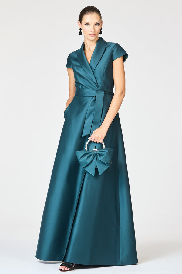 Sachin & Babi ETIENNE GOWN - FOREST GREEN