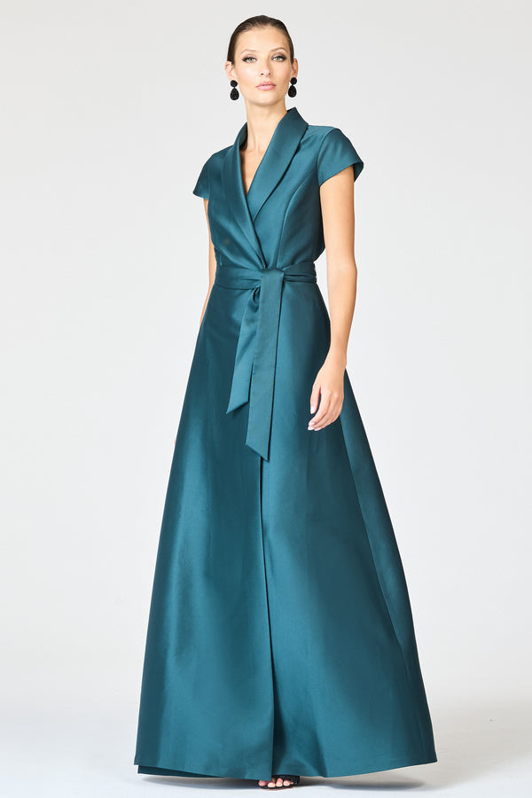 Sachin & Babi ETIENNE GOWN - FOREST GREEN