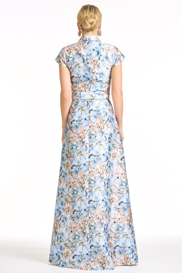 Sachin & Babi ETIENNE GOWN - WATERCOLOR GERNAIUM