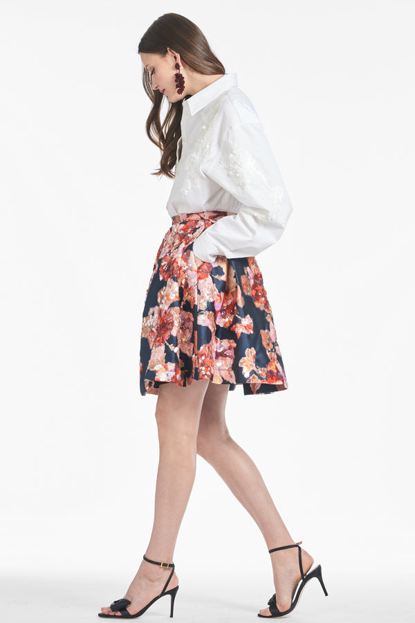 Sachin & Babi Eton Skirt - Bedford Bouquet - Final Sale