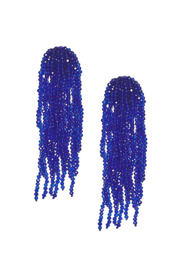 Sachin & Babi FOUNTAIN EARRINGS - COBALT