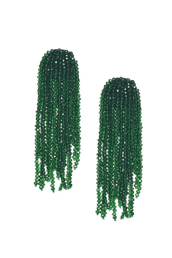 Sachin & Babi FOUNTAIN EARRINGS - EMERALD