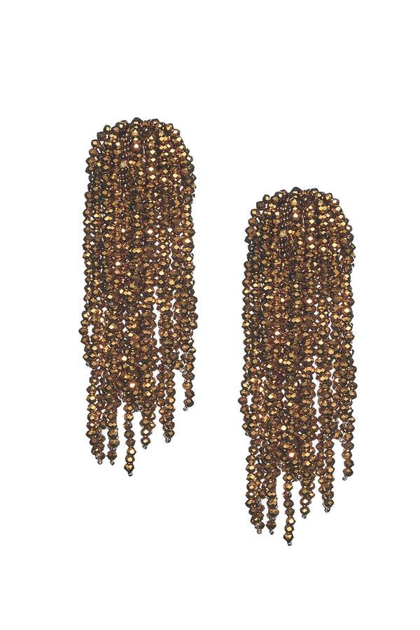 Sachin & Babi FOUNTAIN EARRINGS - RUST GOLD