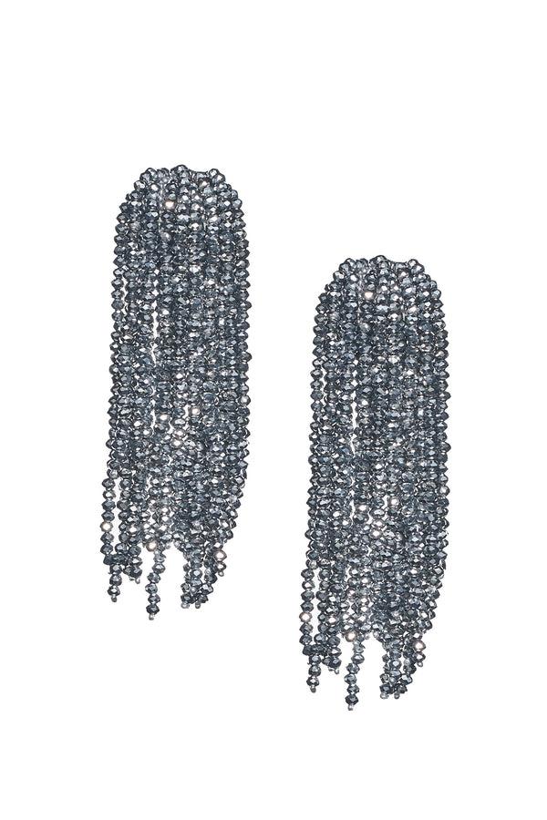 Sachin & Babi FOUNTAIN EARRINGS - SILVER
