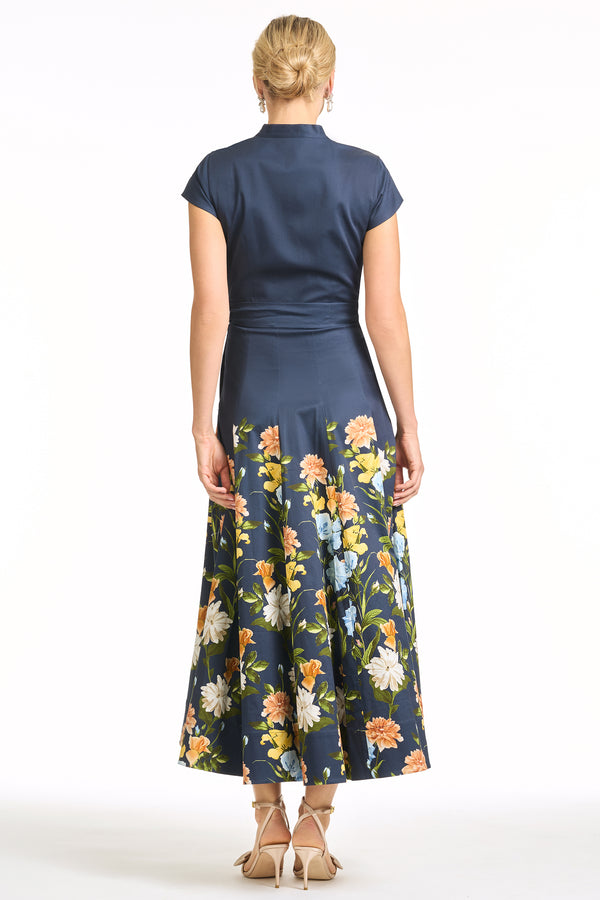 Sachin & Babi GANIKA DRESS - NAVY WILDFLOWERS DEGRADE