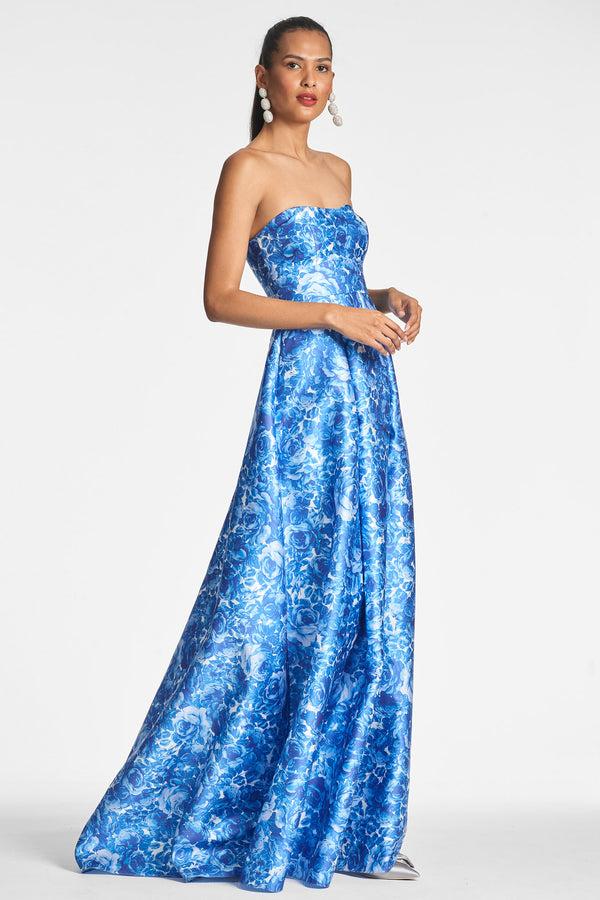 Sachin & Babi Giovanna Gown - Mediterranean Blooms