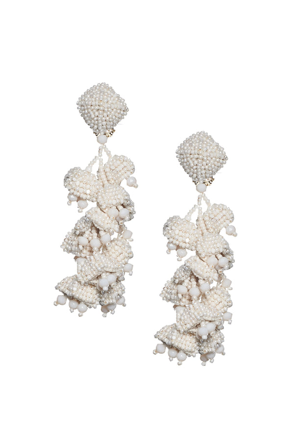 Sachin & Babi GRAPES EARRINGS - IVORY