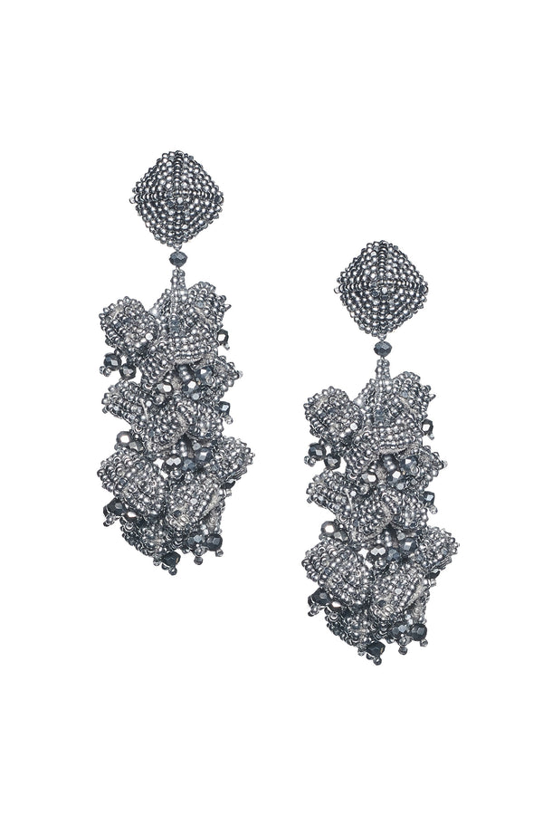 Sachin & Babi GRAPES EARRINGS - SILVER
