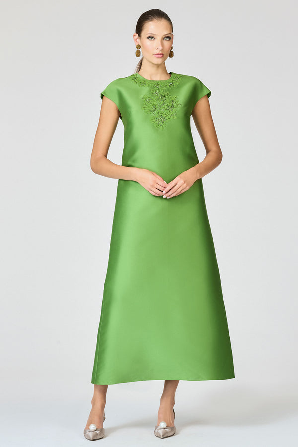 sachin & babi GWENDOLYN GOWN - GREEN GARNET