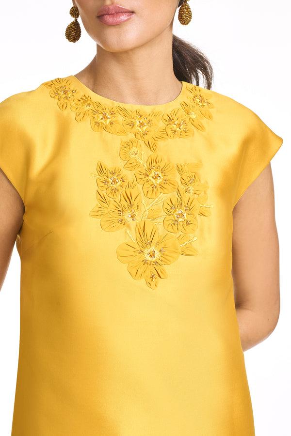 Sachin & Babi GWENDOLYN GOWN - SAFFRON