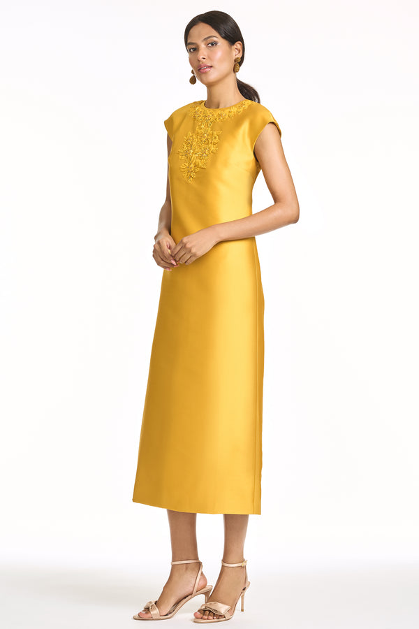 Sachin & Babi GWENDOLYN GOWN - SAFFRON