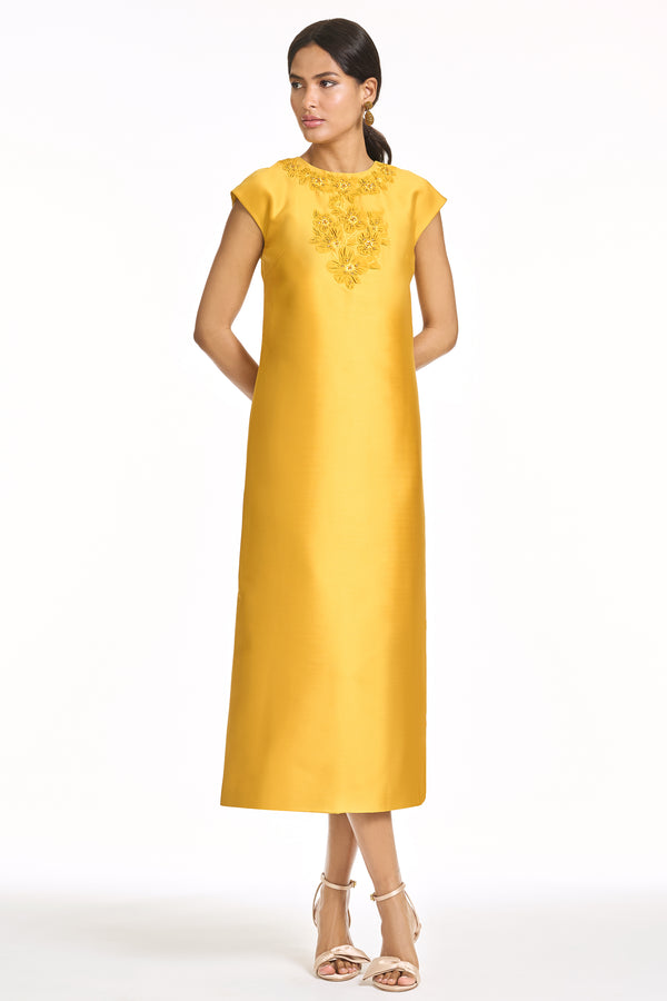 sachin & babi GWENDOLYN GOWN - SAFFRON