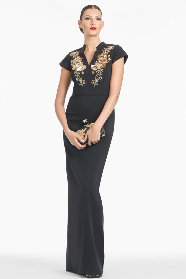 Sachin & Babi Hudson Gown - Black