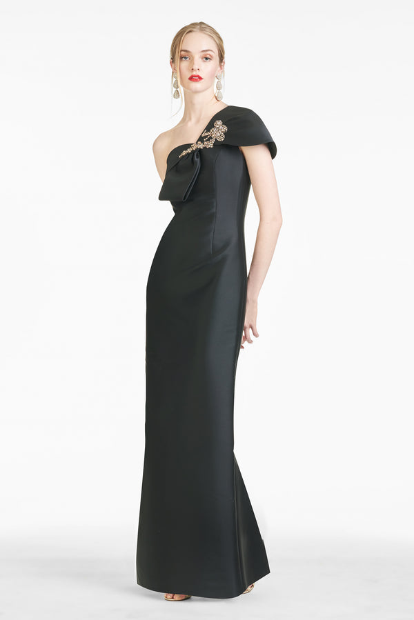 Sachin & Babi Ines Gown - Black