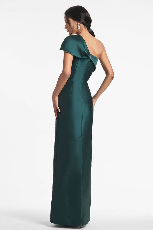 Sachin & Babi Ines Gown - Forest Green