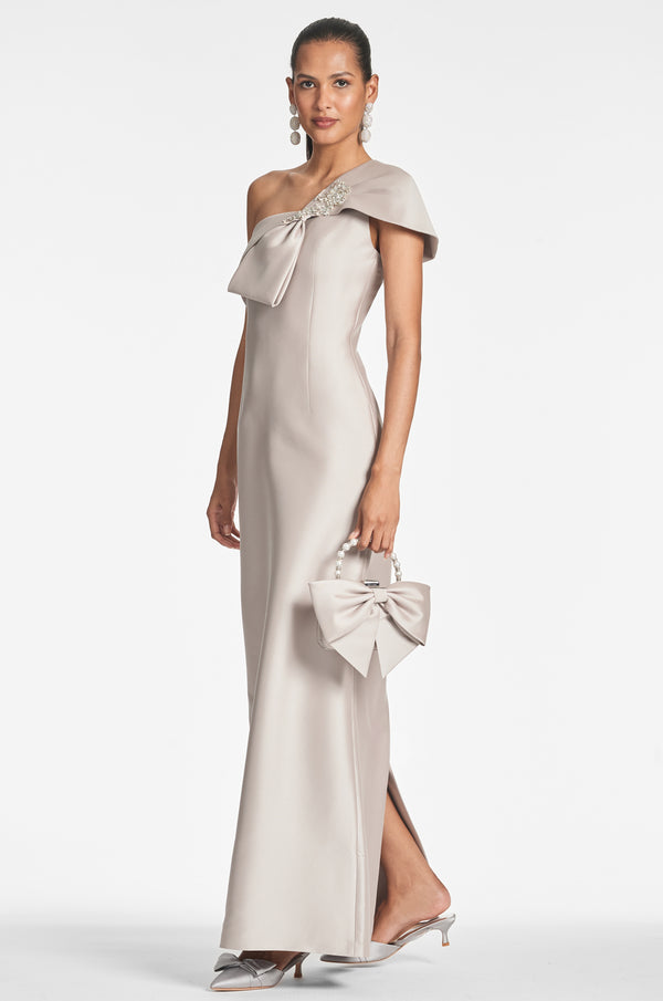 sachin & babi Ines Gown - Frosty Pewter