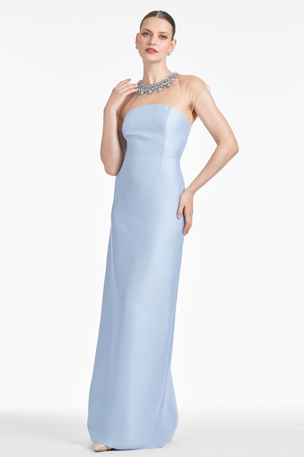 Sachin & Babi Irina Gown - Glacial Blue - Final Sale