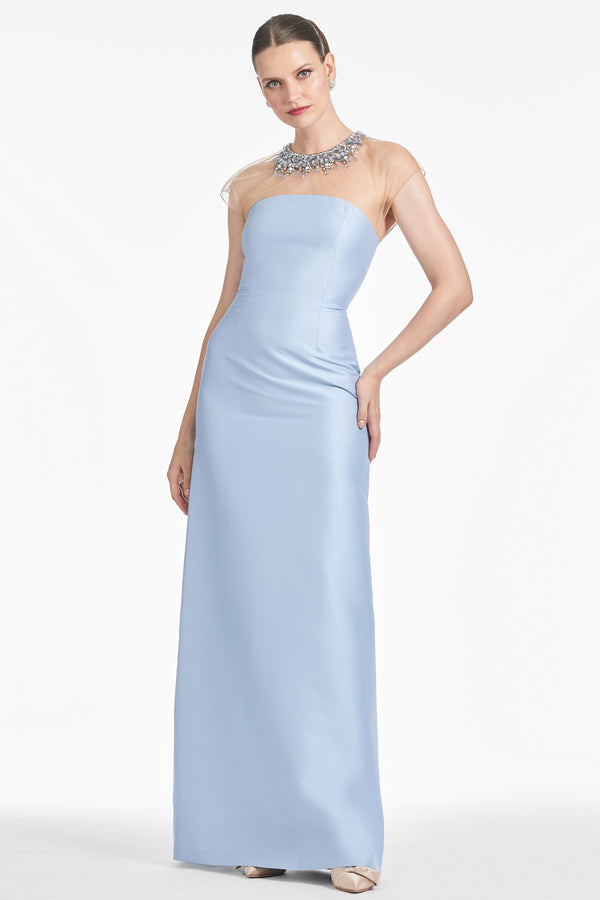 Sachin & Babi Irina Gown - Glacial Blue - Final Sale
