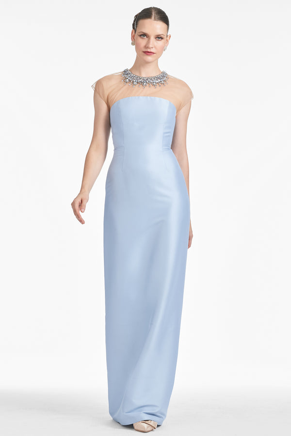 sachin & babi Irina Gown - Glacial Blue - Final Sale