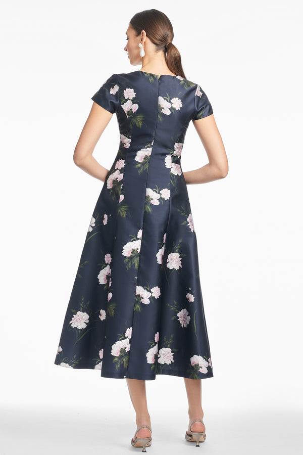 Sachin & Babi JACKIE DRESS - DARK MIDNIGHT CARNATIONS