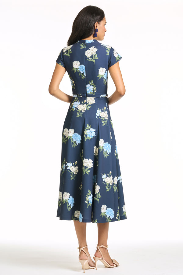 Sachin & Babi JASMEEN DRESS - MARITIME CORSAGE