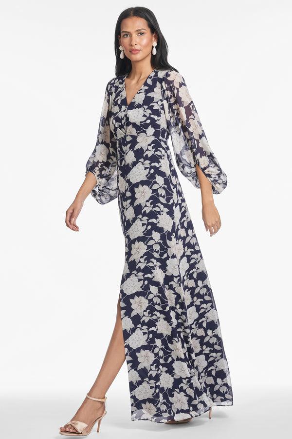 sachin & babi JENNY GOWN - ALABASTER BEGONIA