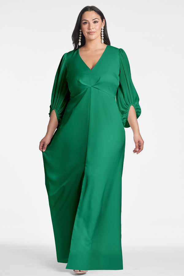 Sachin & Babi Jenny Gown - Emerald