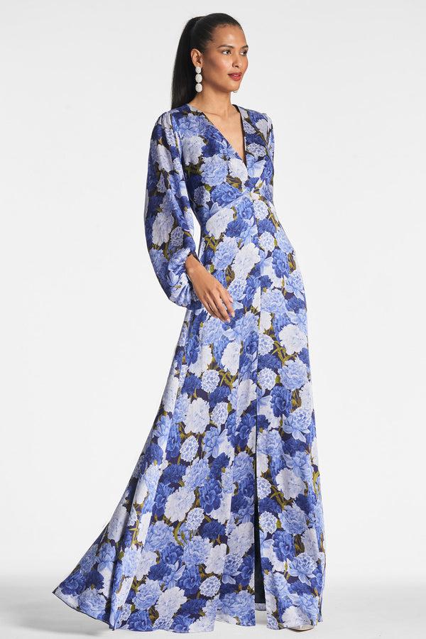 Sachin & Babi Jenny Gown - Rosa Azurro - Final Sale