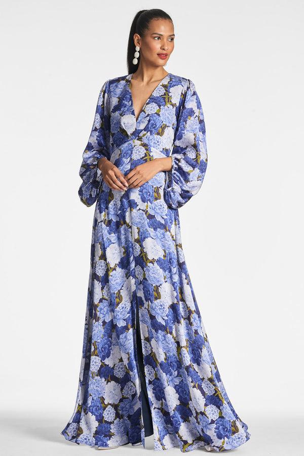 sachin & babi Jenny Gown - Rosa Azurro - Final Sale