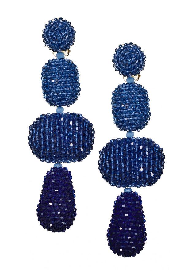 Sachin & Babi JOSEPHINE EARRINGS - AQUA OMBRE