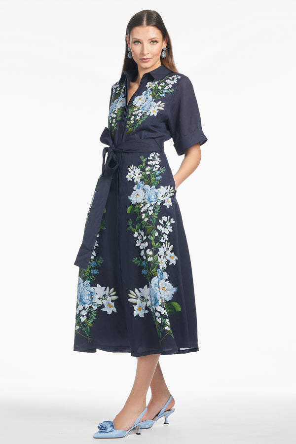 sachin & babi JOY DRESS - MIDNIGHT GARDEN