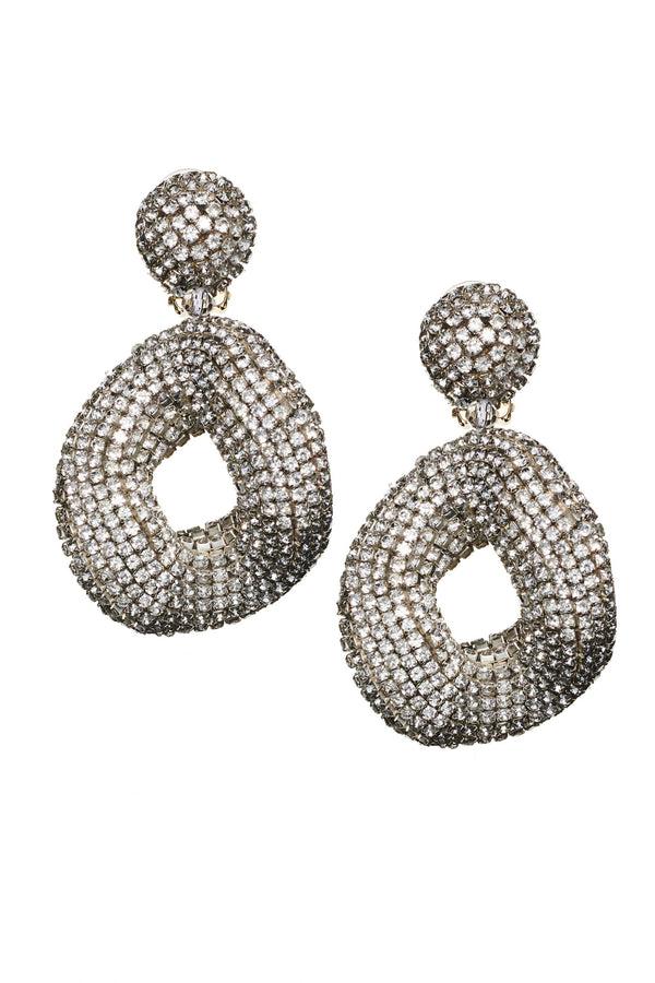 Sachin & Babi KATE EARRINGS - CLEAR CRYSTALS