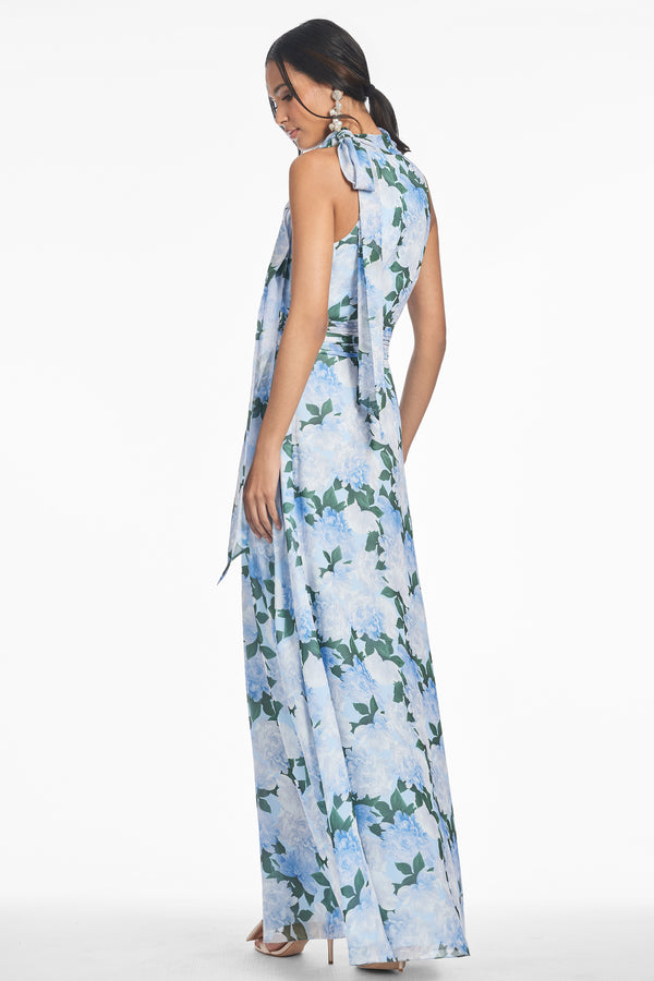 Sachin & Babi KAYLA GOWN - GLACIAL PEONIES