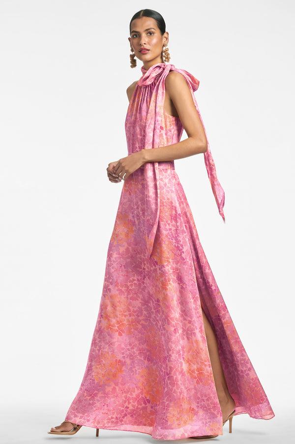 Sachin & Babi Kayla Gown - Pastel Sunset Hydrangea